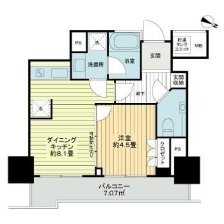 ザ・ライオンズ定禅寺タワーの物件間取画像